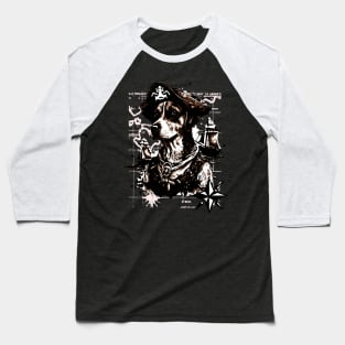 Pirate Dog Baseball T-Shirt